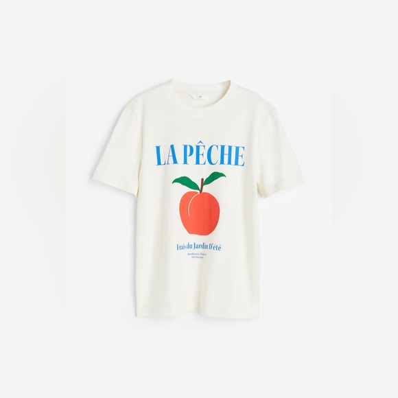 H&M Tops - La Peche graphic tee